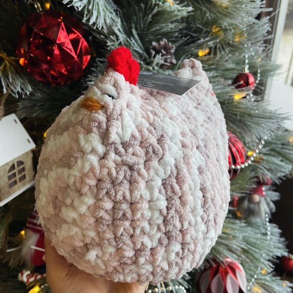 Crochet chicken plushie chicken stuffed animal plushy toy - Picture 1 of 3